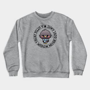 Kawaii Raven's Wrapped in Wisdom Crewneck Sweatshirt